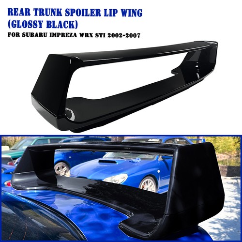 Rear trunk spoiler - trunk, splitter